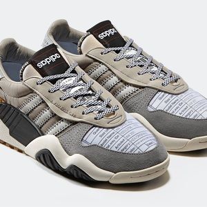 ADIDAS ORIGINALS ALEXANDER WANG TURNOUT TRAINER 5.5 / 7 CORE BLACK LIGHT BROWN